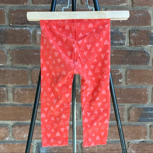 12-18M Old Navy Leggings - Coral with Hearts - Picture 4 of 4